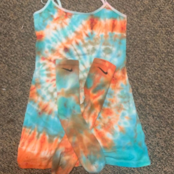 Tie Dye Shirt and Socks - Picture 1 of 1